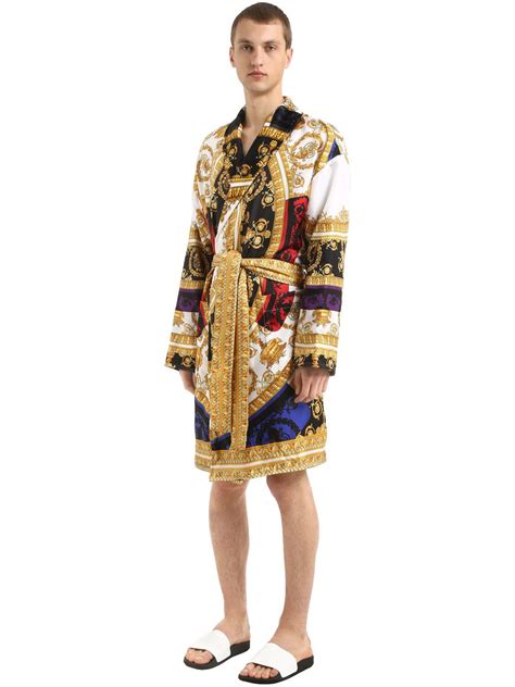 versace robe men sale|Versace kimono robe.